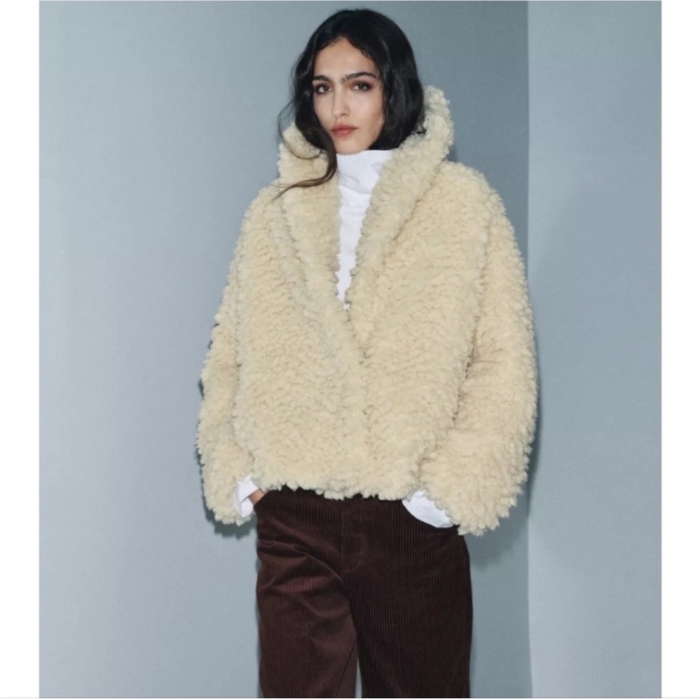 ZARA FLEECE JACKET - Picture 3 of 16